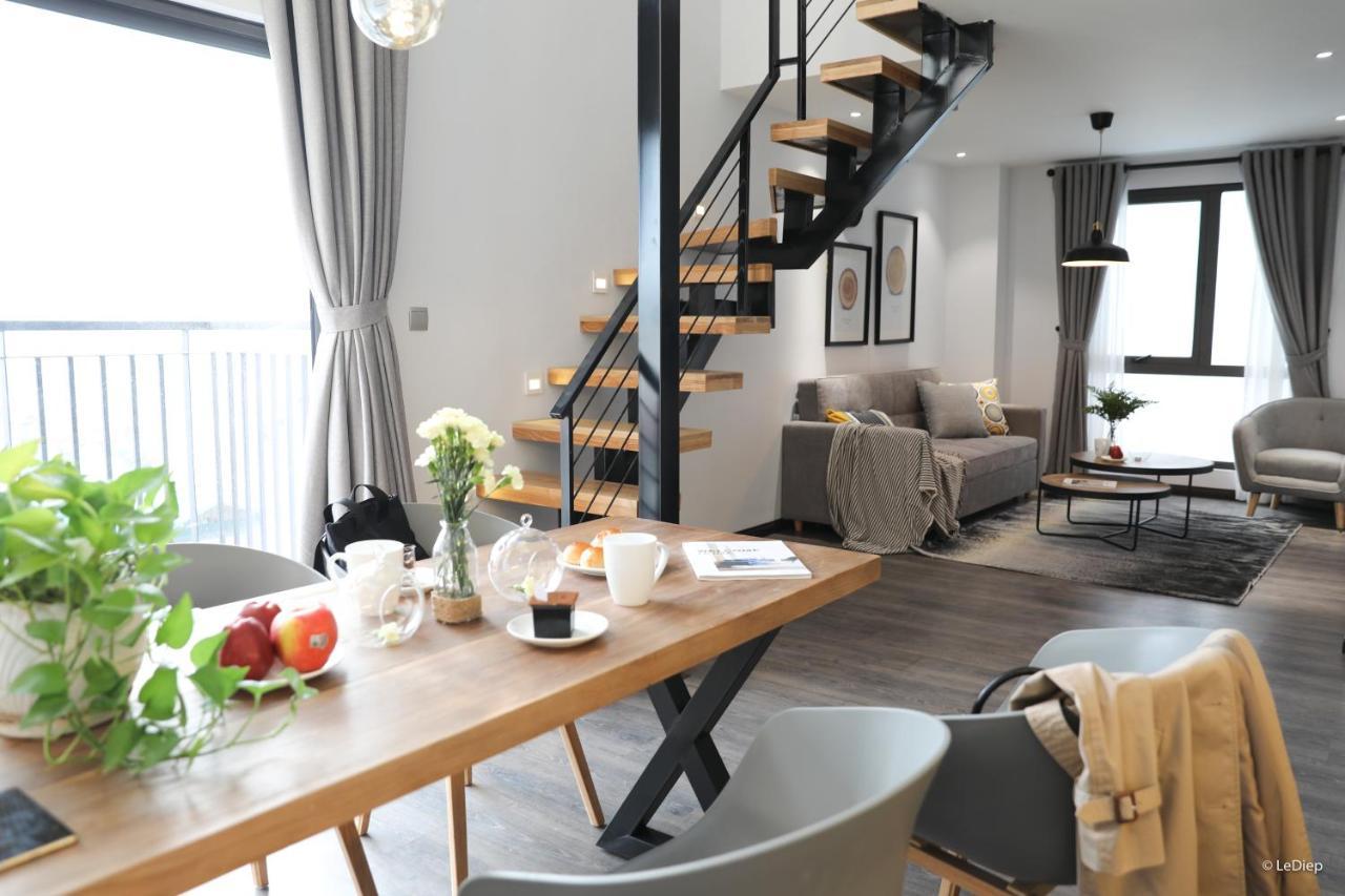 Aparthotel Gardenia Bich Cau Hanoj Exteriér fotografie