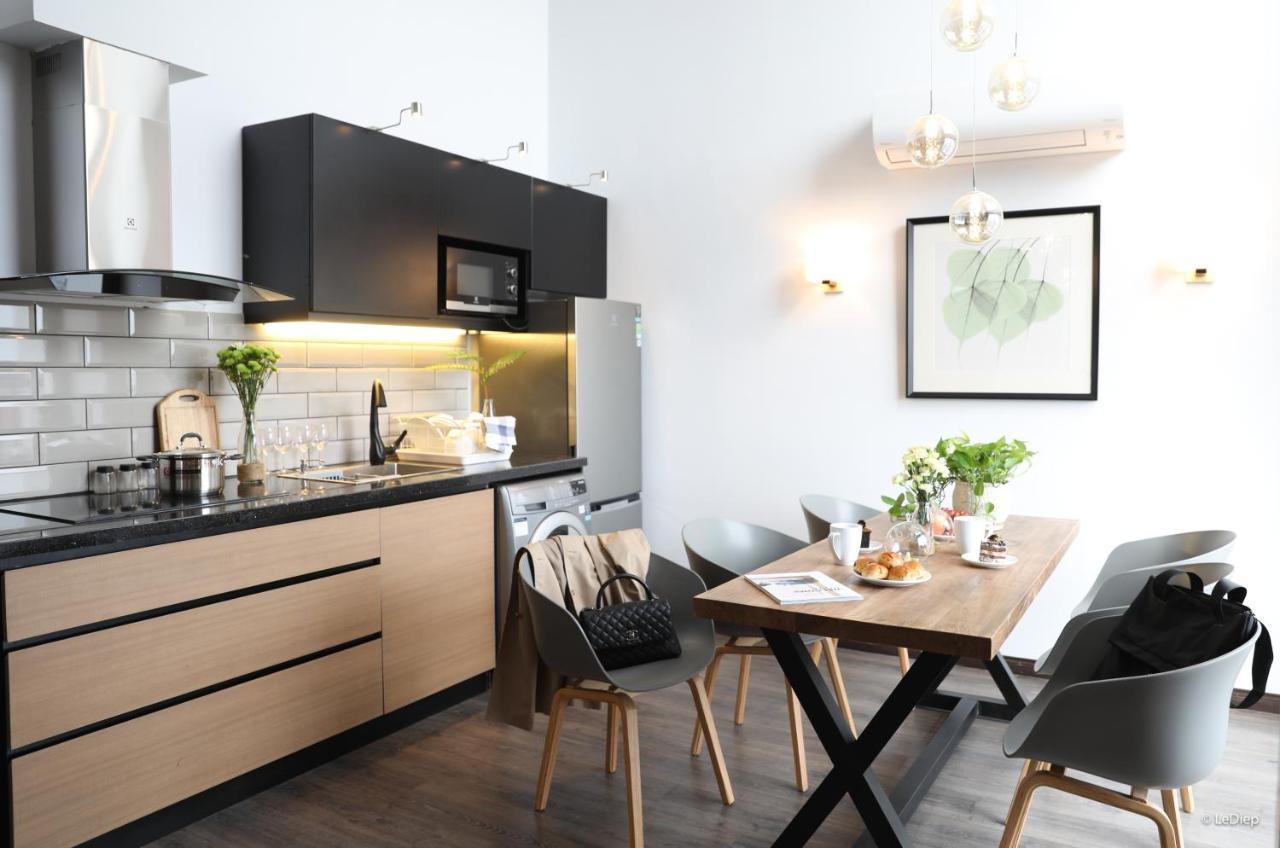 Aparthotel Gardenia Bich Cau Hanoj Exteriér fotografie
